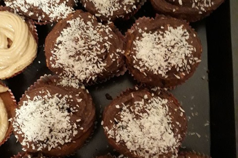 Nutella-Kokos-Cupcakes