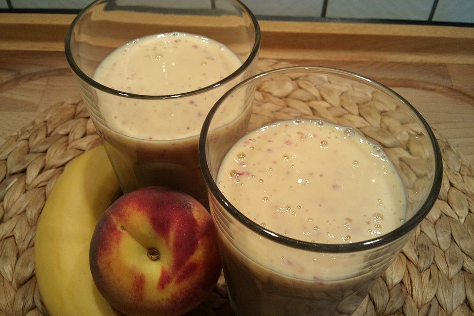 Nektarinen-Bananen-Smoothie