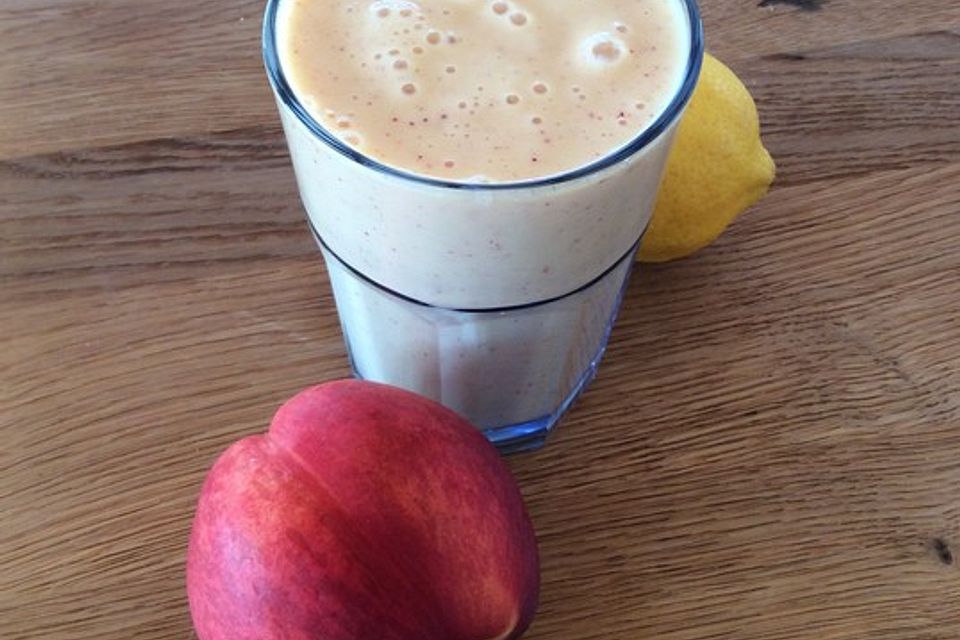 Nektarinen-Bananen-Smoothie