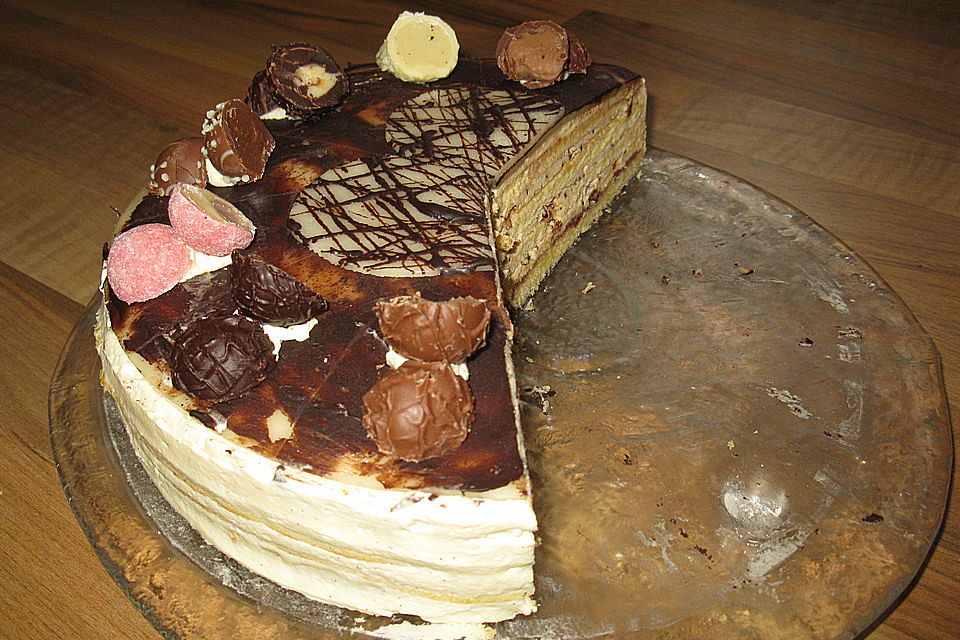 Pralinen-Buttercreme-Torte