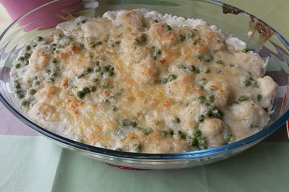 Gnocchi mit Erbsen