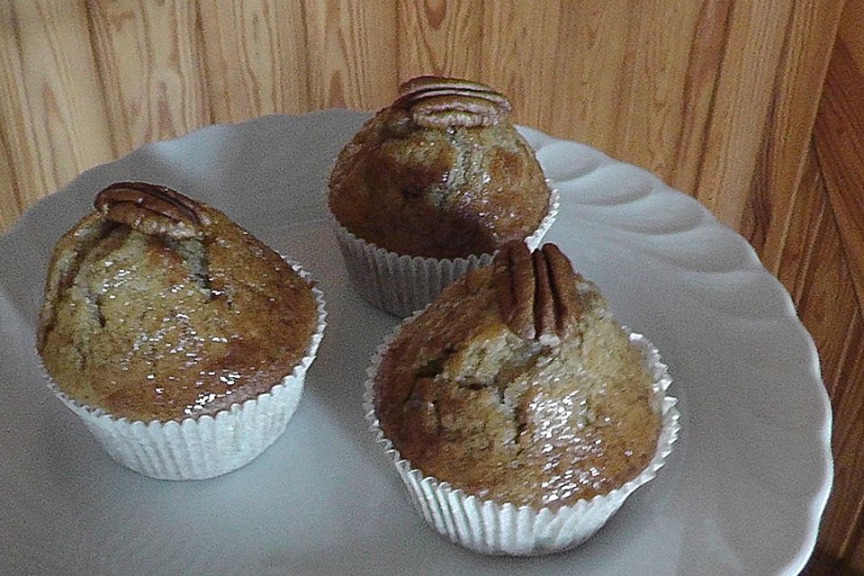 Ahorn-Pekanuss-Muffins