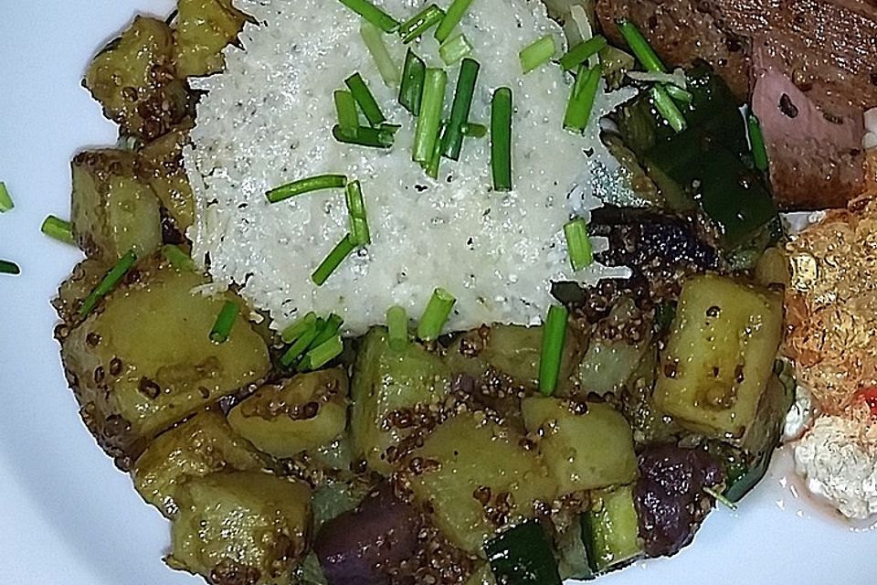 Grüner Kartoffelsalat