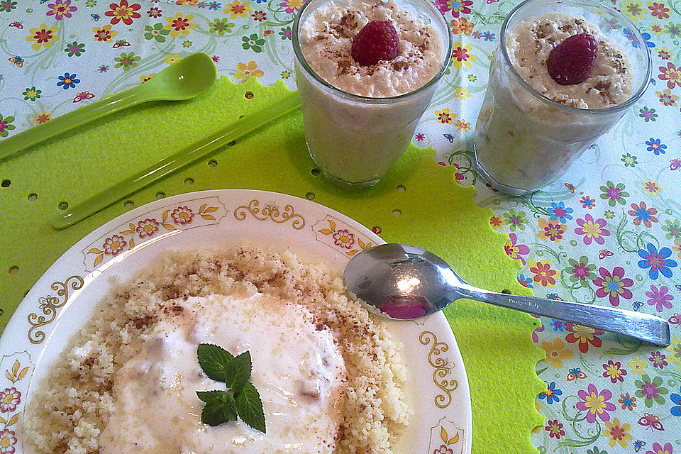 Couscous mit getrockneten Aprikosen