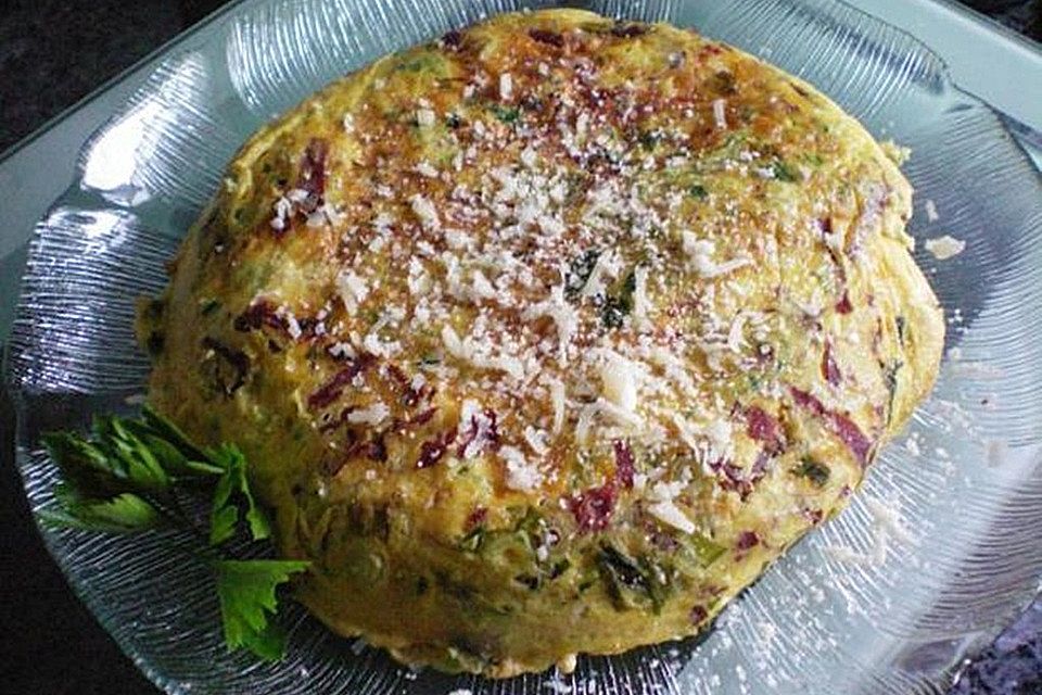 Spargelfrittata