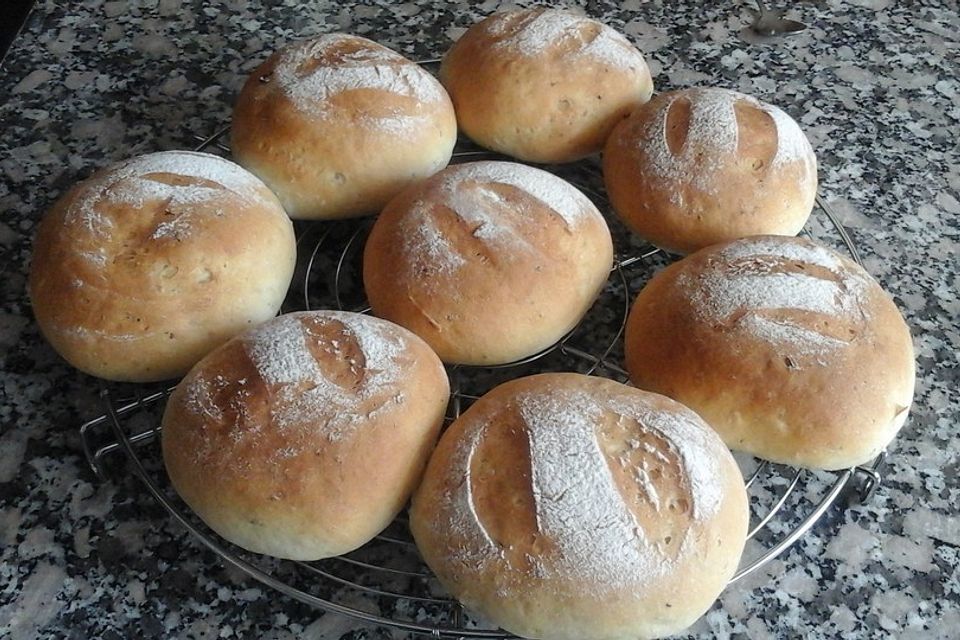 Italienische Kräuterbrötchen