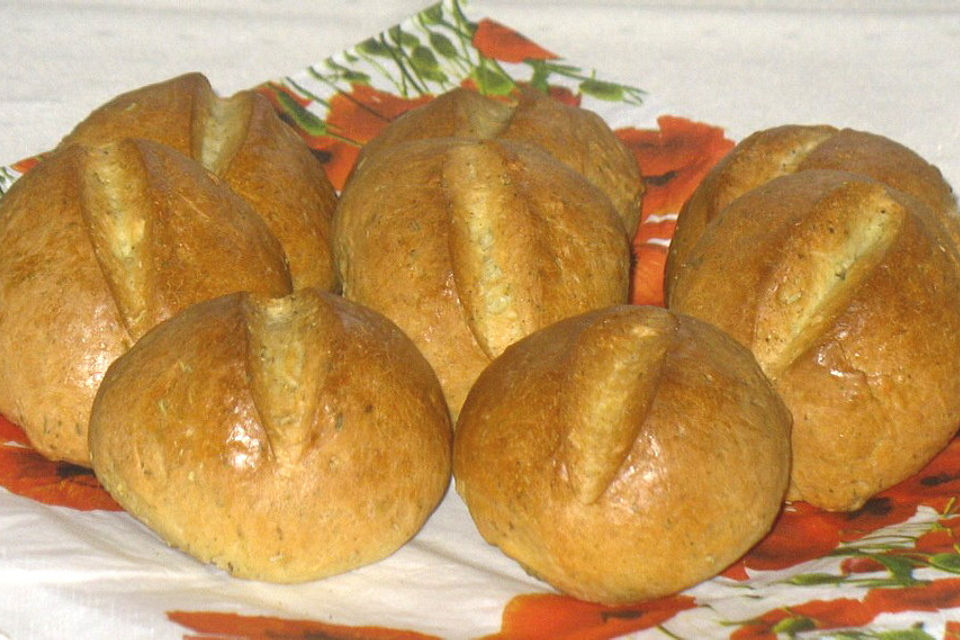 Italienische Kräuterbrötchen