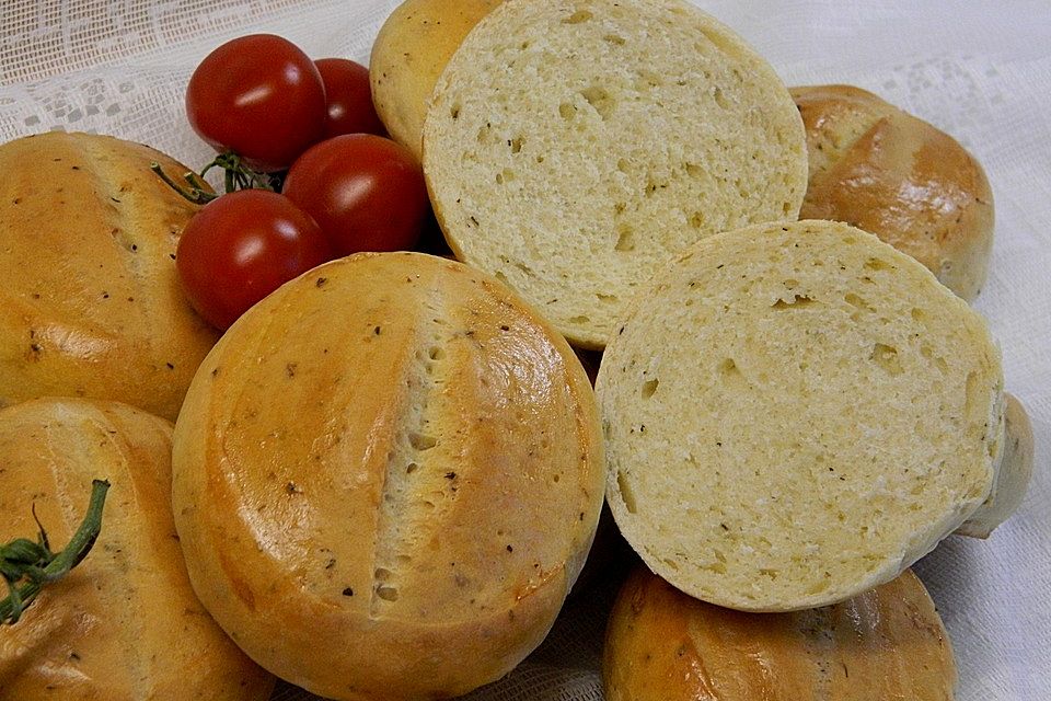 Italienische Kräuterbrötchen