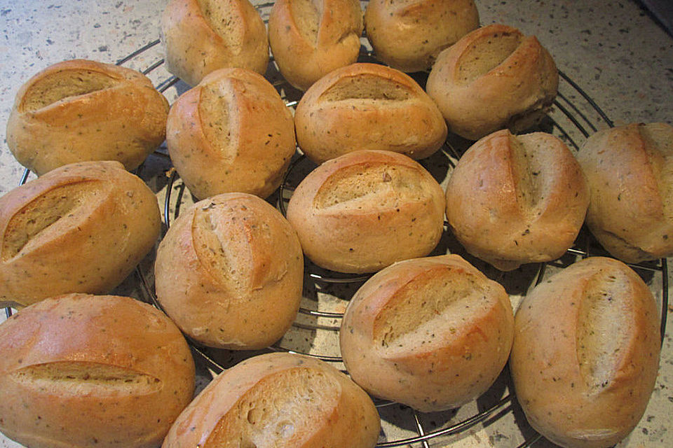 Italienische Kräuterbrötchen