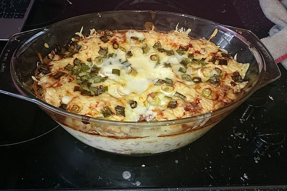 Kartoffelgratin mit Béchamelsauce