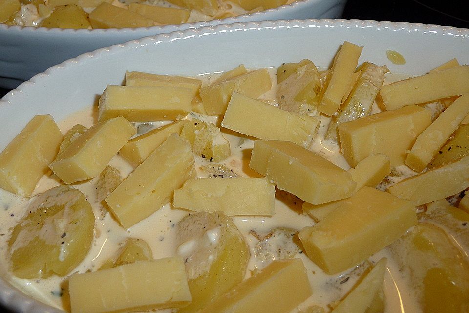 Cheddar Ofenkartoffeln