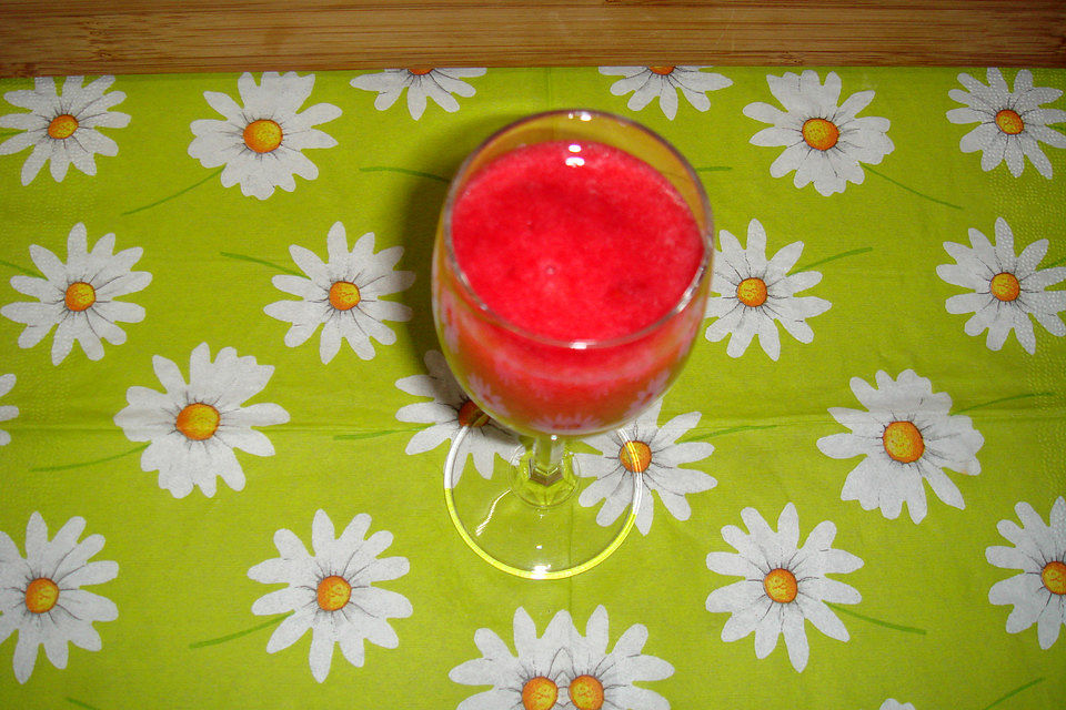 Kirsch-Smoothie mit Kokossirup