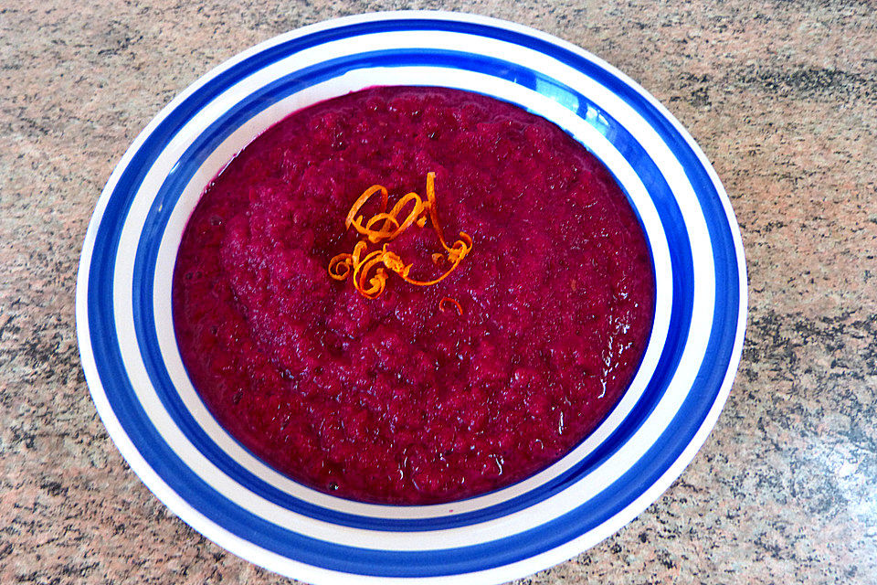 Krümeltigers Rote Bete-Suppe