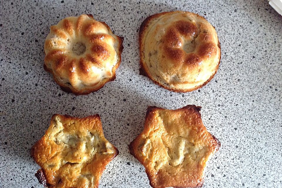 Rhabarber - Käsekuchen - Muffins