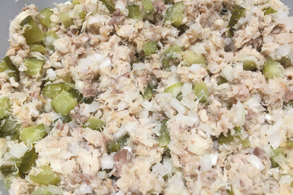 Fischsalat aus Makrelen