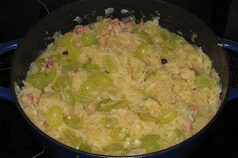 Weintraubensauerkraut