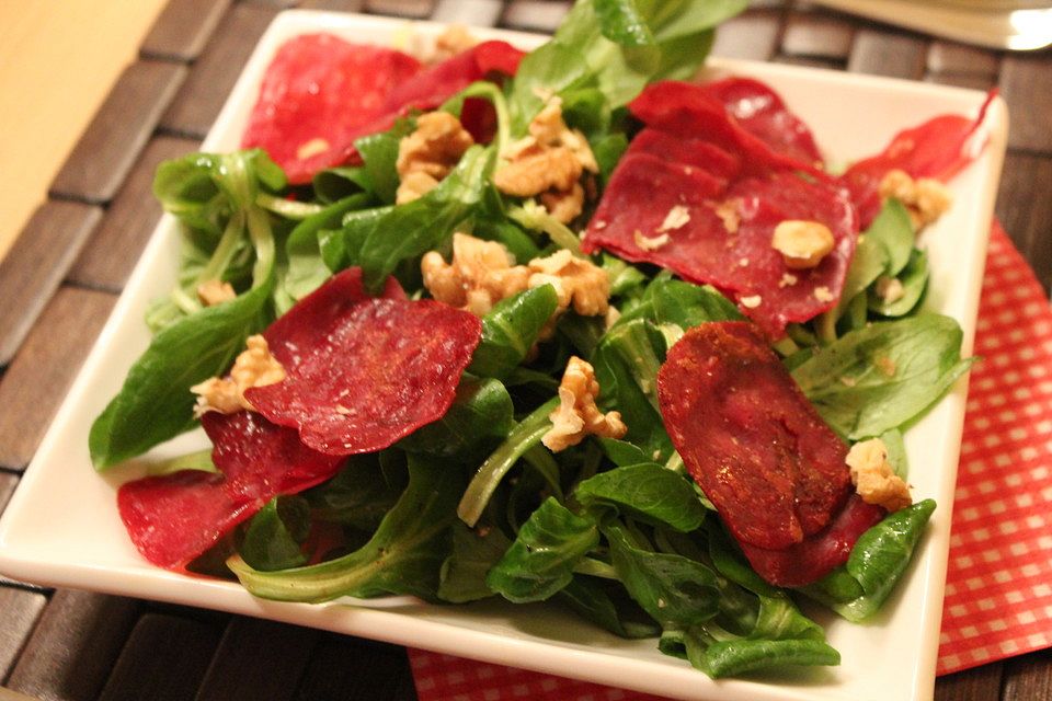 Herbstsalat mit Mostbröckli