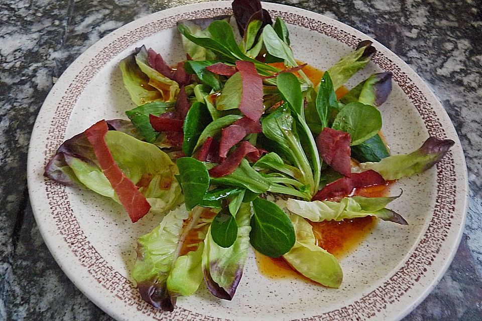 Herbstsalat mit Mostbröckli