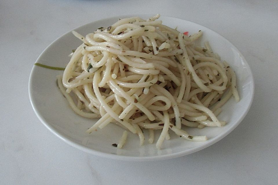 Spaghetti-Knoblauch-Salat