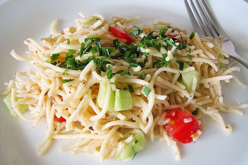 Spaghetti-Knoblauch-Salat