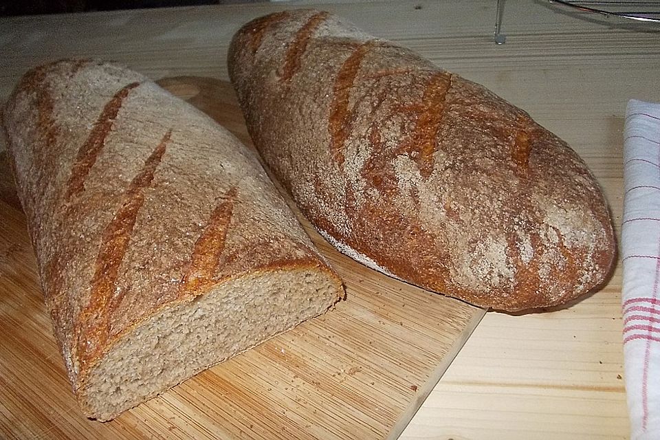 Dinkel-Roggen-Vollkornbrot