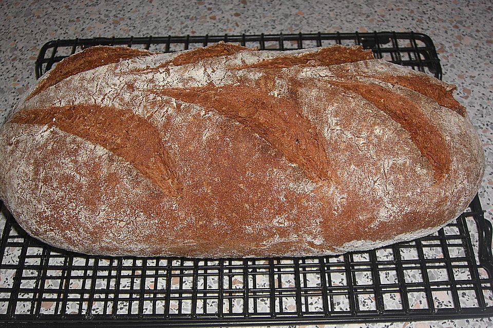 Dinkel-Roggen-Vollkornbrot