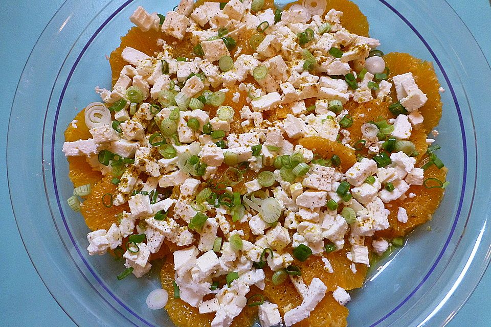 Orangen-Feta-Salat