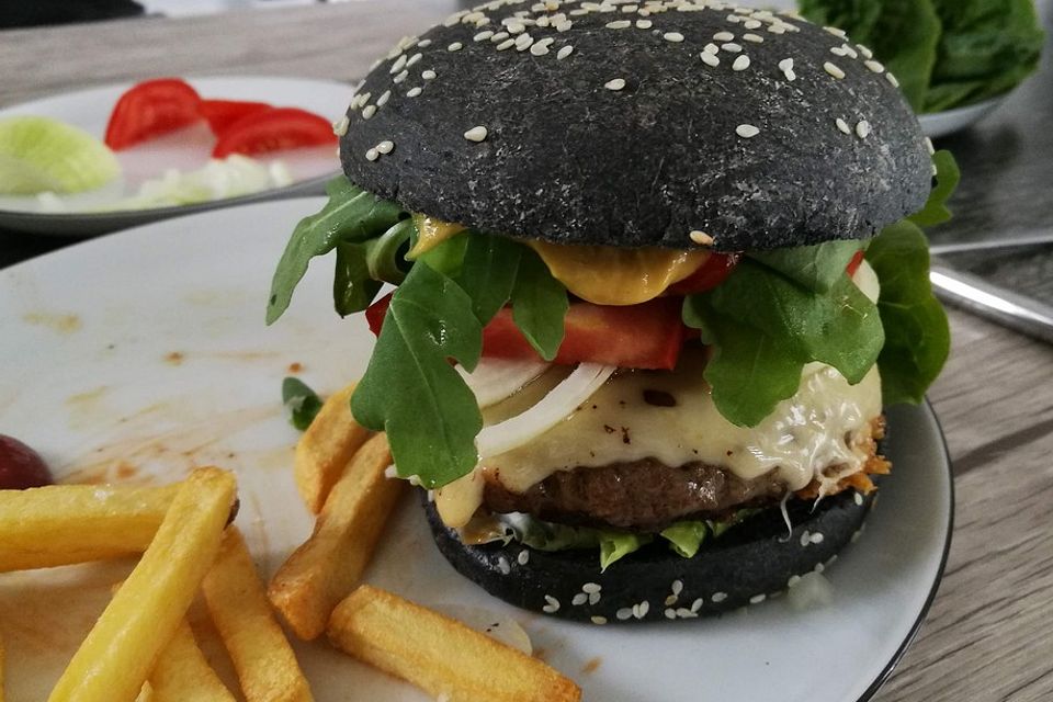 Saftig hausgemachter Yasilicious Burger