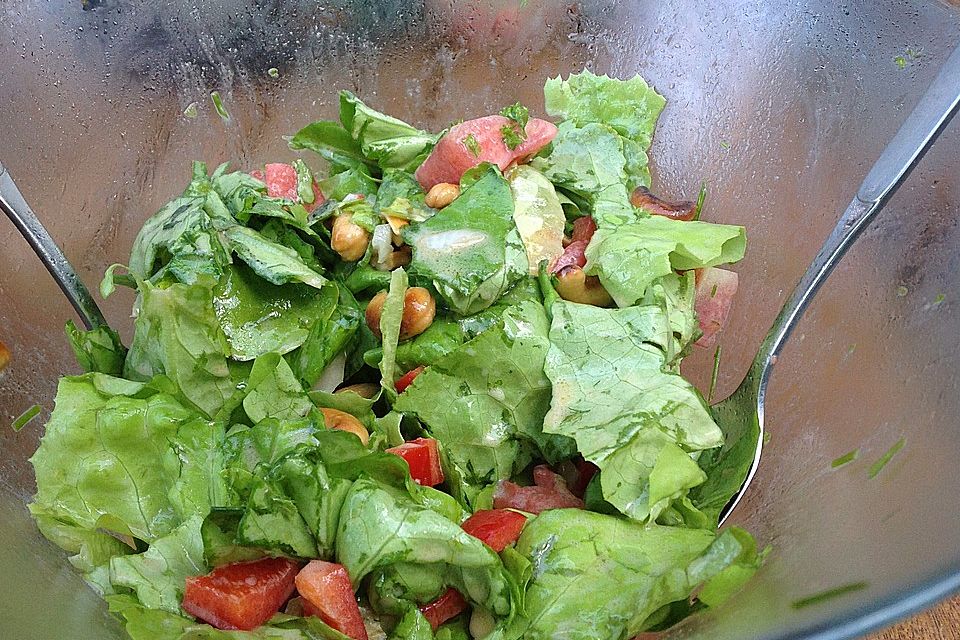 Wassermelonensalat mit Cashews