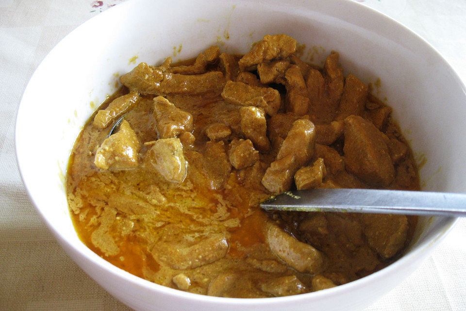 Curry-Geschnetzeltes