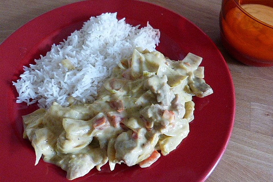 Curry-Geschnetzeltes