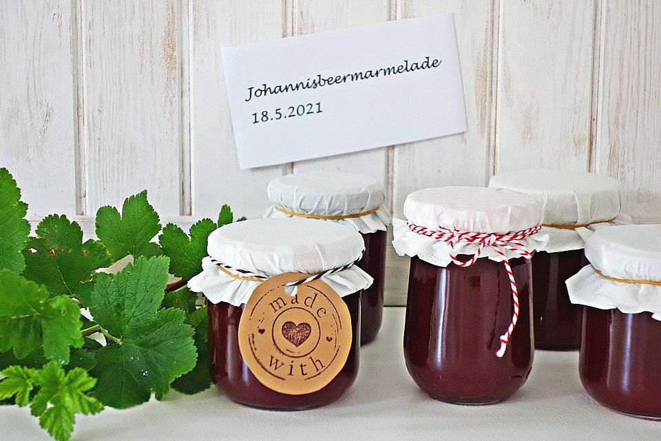 Rote Johannisbeermarmelade