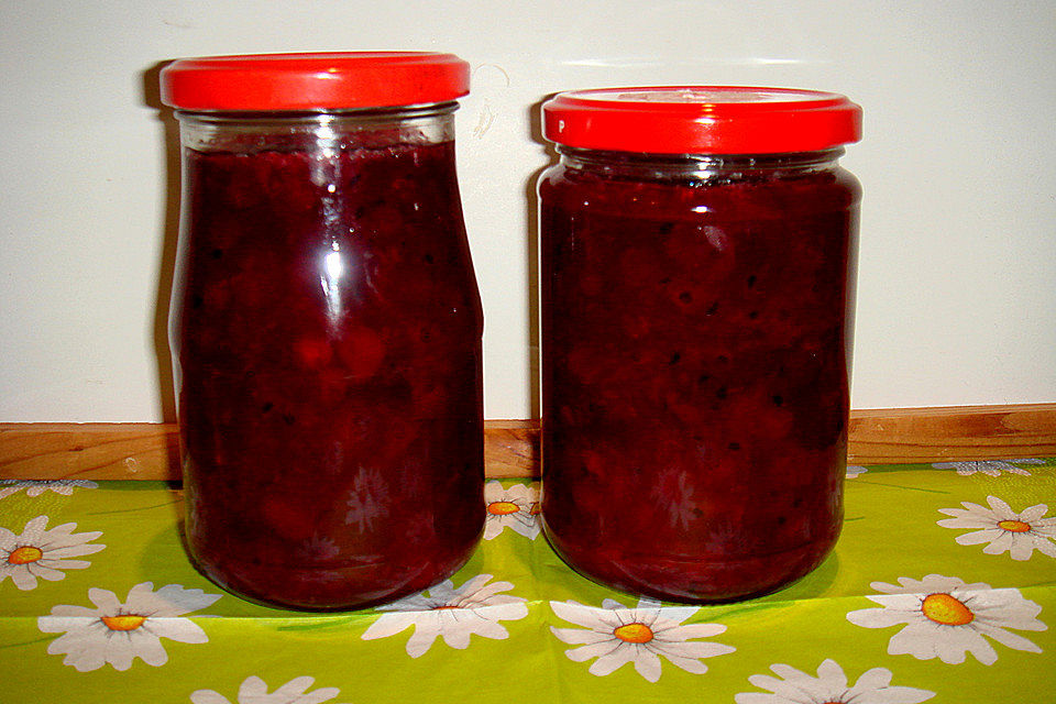 Rote Johannisbeermarmelade