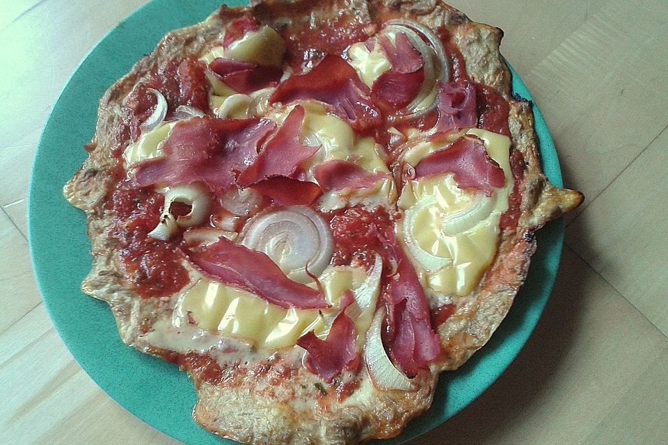 Pizzaboden aus Thunfisch