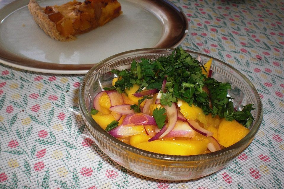 Seychellischer Mango-Salat