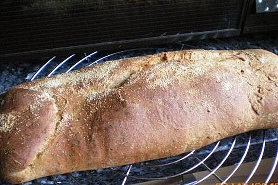 Weizenvollkornbrot mit Pesto