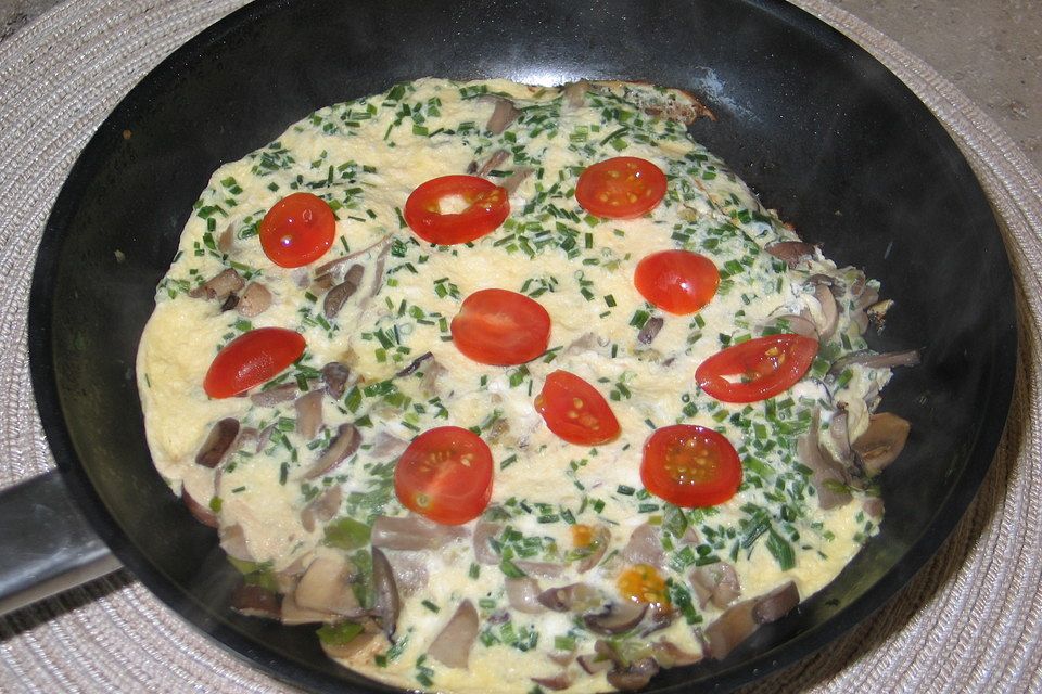 Gemischte Pilz- Tortilla