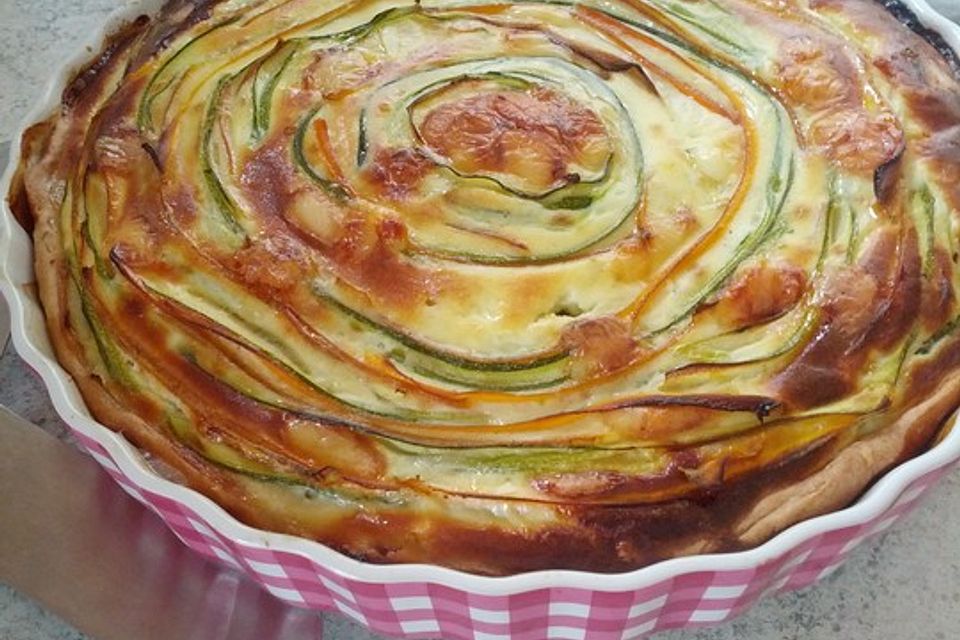 Zucchini-Strudel-Quiche