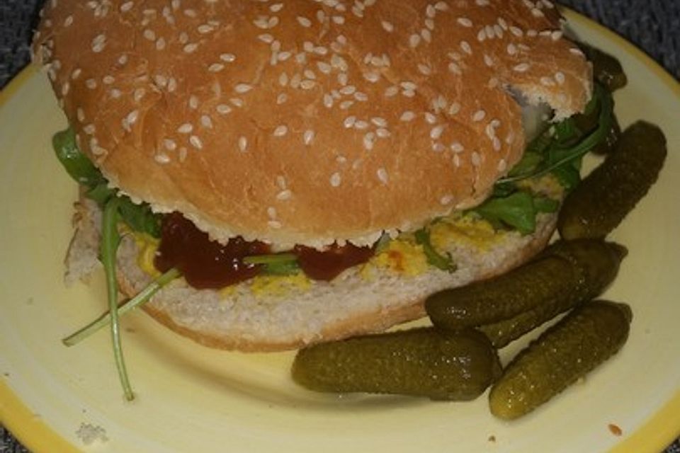 Fettarmer Chicken-Burger