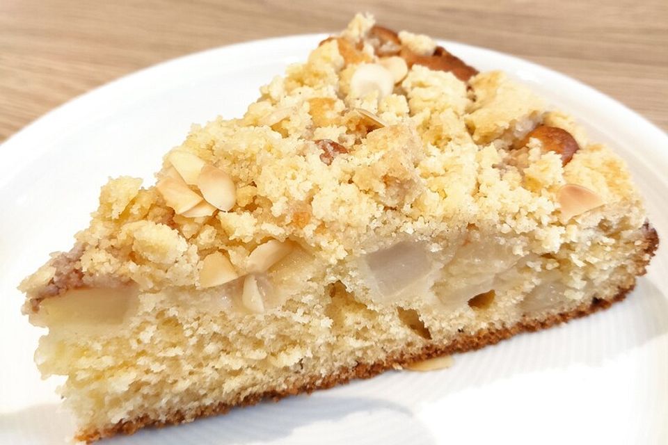 Streusel Apfel Blechkuchen