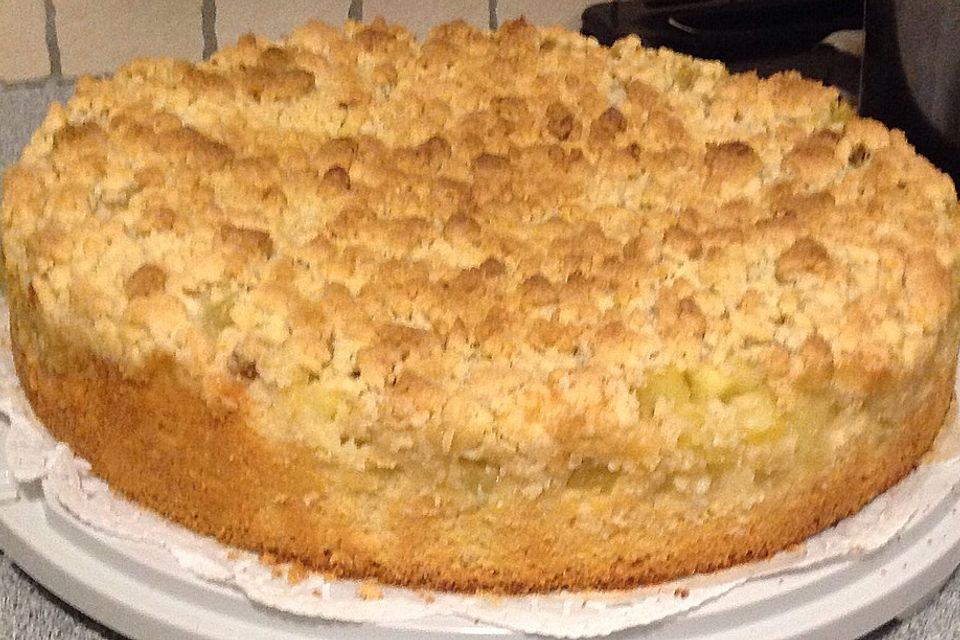 Streusel Apfel Blechkuchen