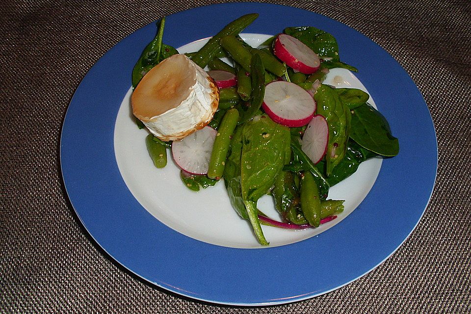 Bohnen-Ziegenkäse-Salat