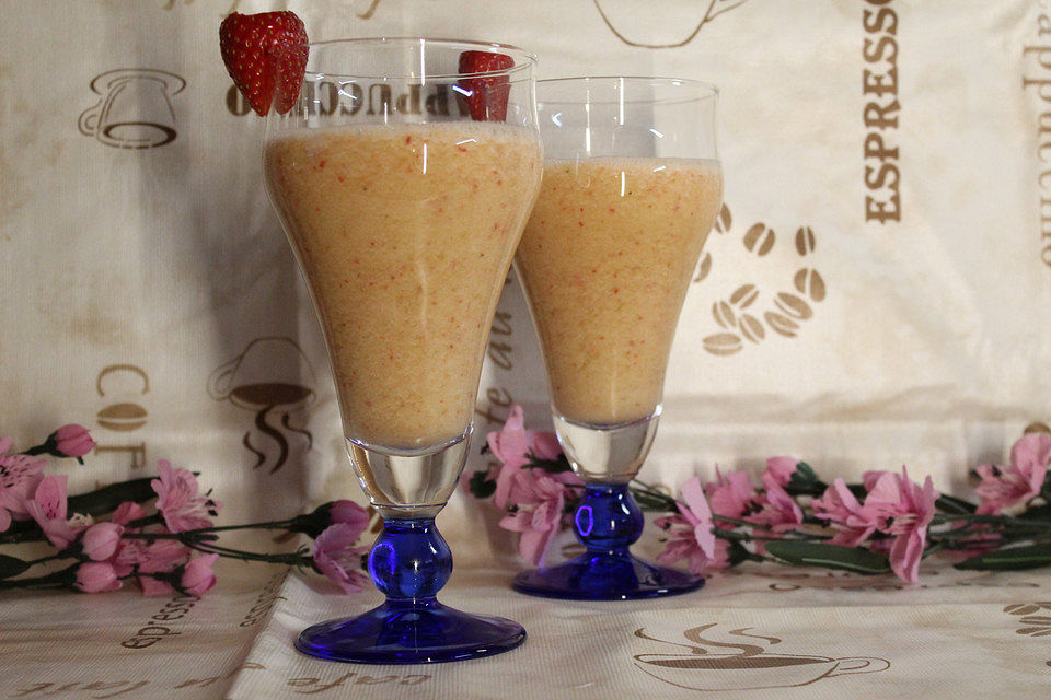 Melonen-Erdbeer-Smoothie