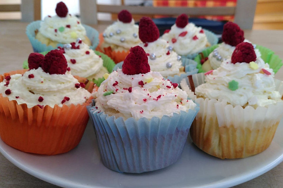 Limetten-Mascarpone-Cupcakes