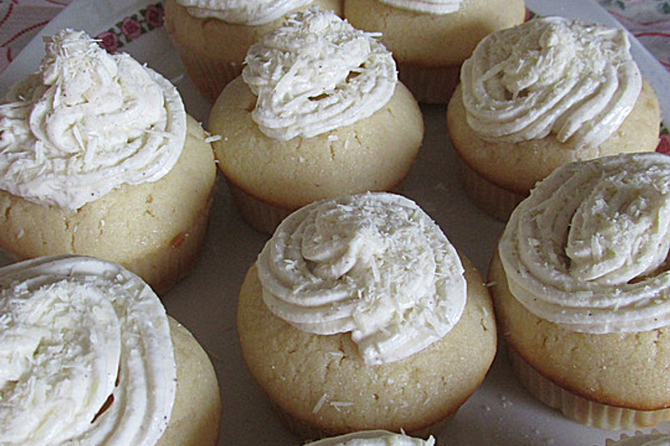 Limetten-Mascarpone-Cupcakes