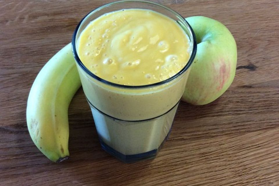 Mango-Apfel-Joghurt-Smoothie