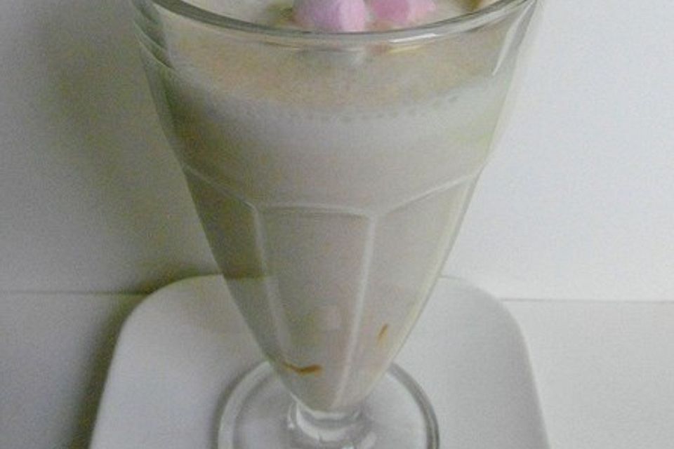 Bananenmilchshake mit Tobleroneeis