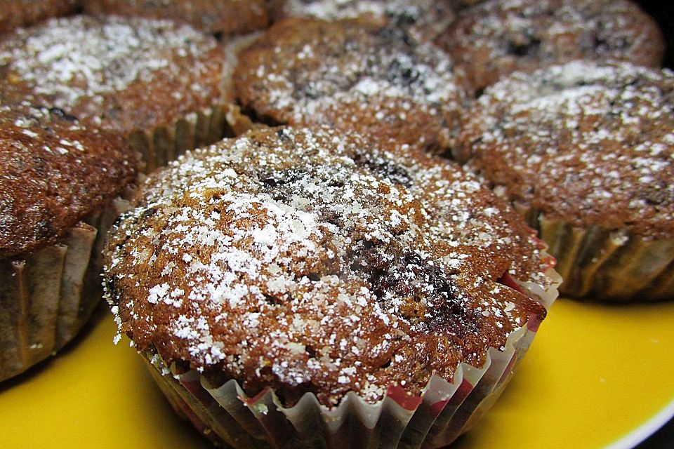 Brombeer-Muffins