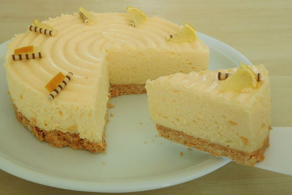 Zitronen-Frischkäse-Torte