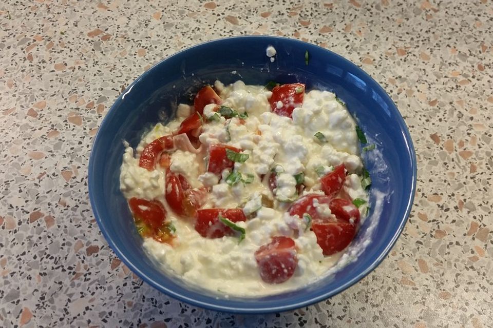 Frischkäse-Tomaten-Dip